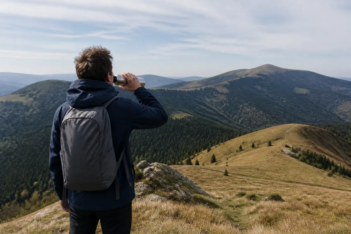 Hydratation et sport : boire juste en randonnée longue